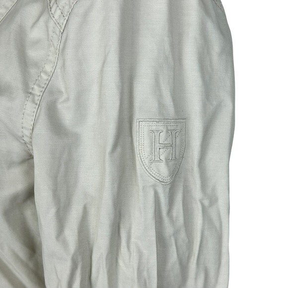 Womens Tommy Hilfiger Windbreaker Tan Beige Jacket Coat Small Lightweight Lined - Picture 9 of 14